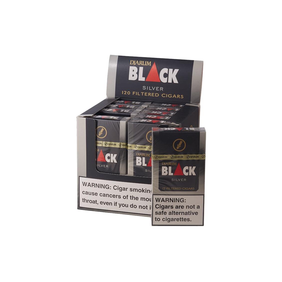 Djarum Black Silver Filtered Cigars (12)