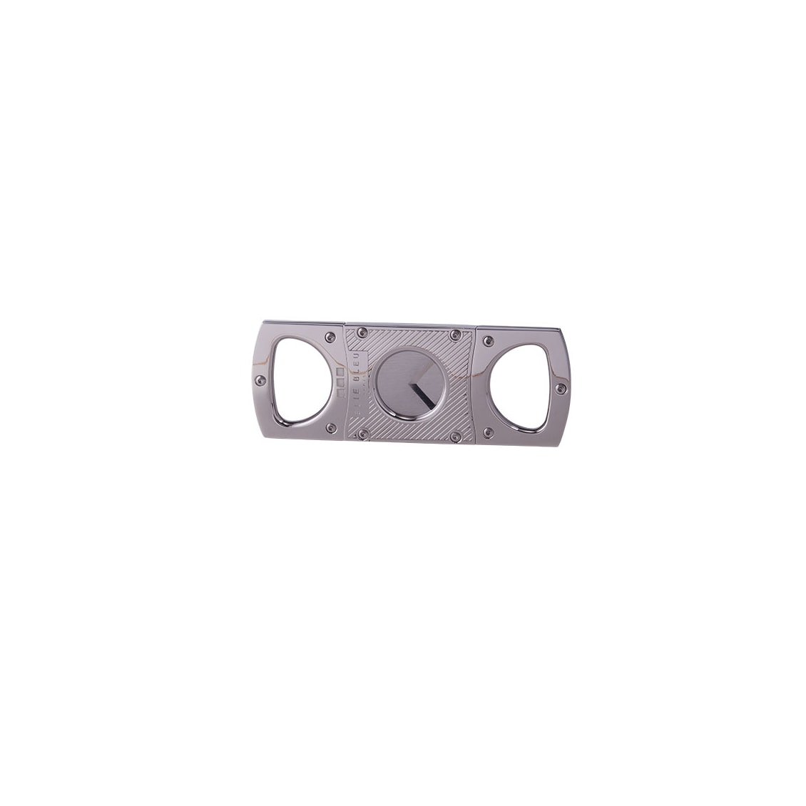 Elie Bleu EBC-1 Cigar Cutter Stainless Diagonal Lines
