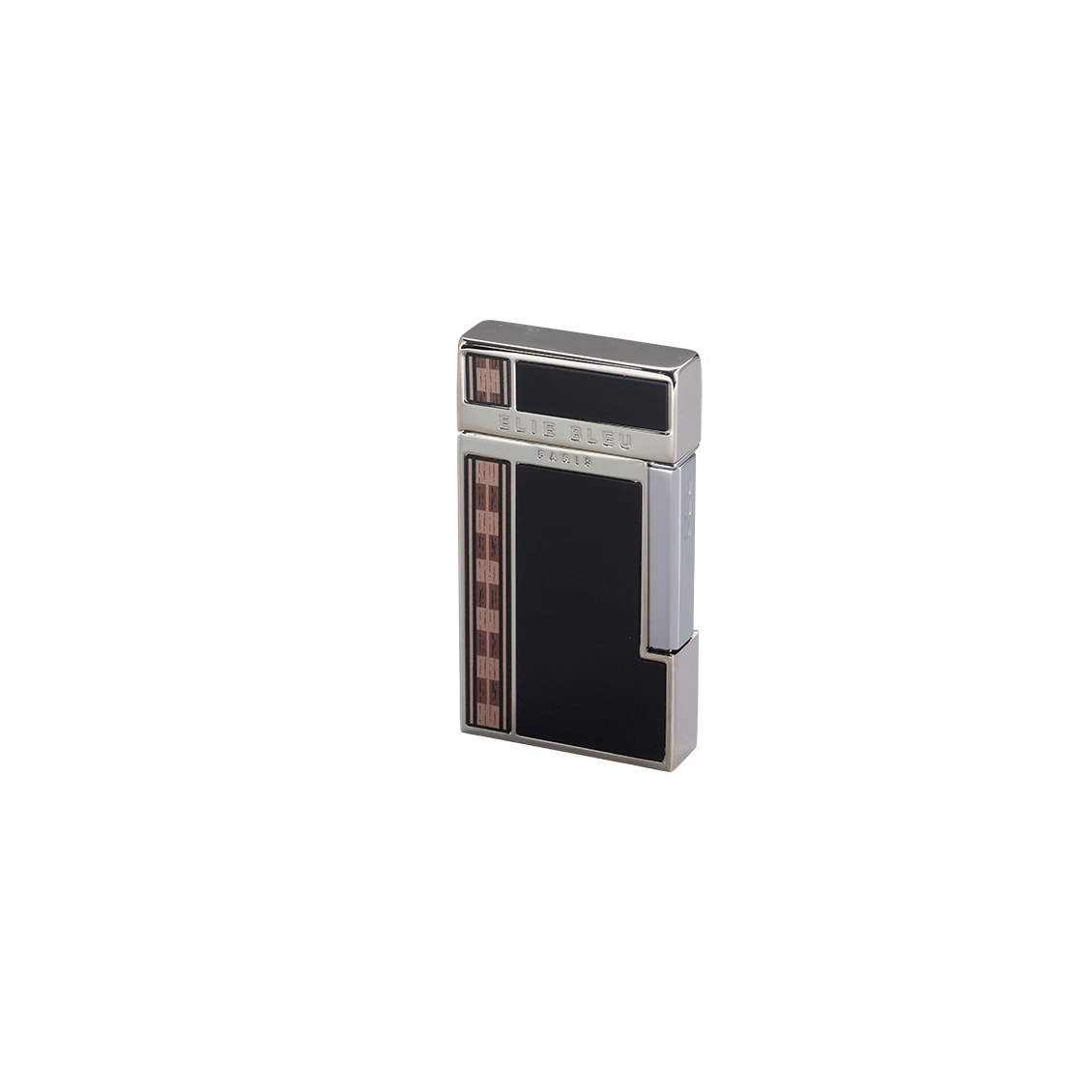 Elie Bleu J-14 Diamond Jet Flame Black Marquetry Lighter