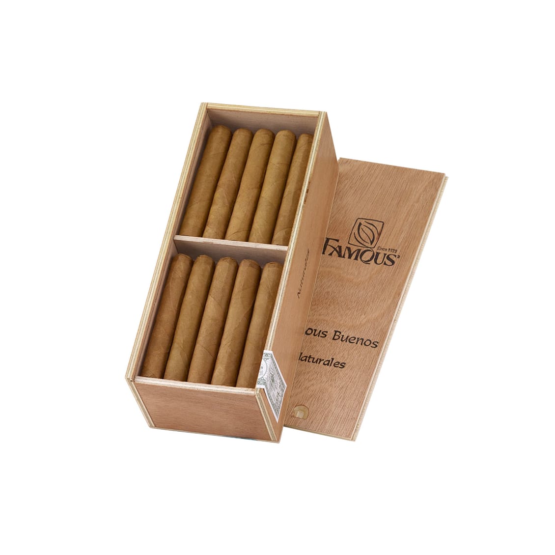 Famous Exclusives Buenos Naturales Box of 40 Cigars