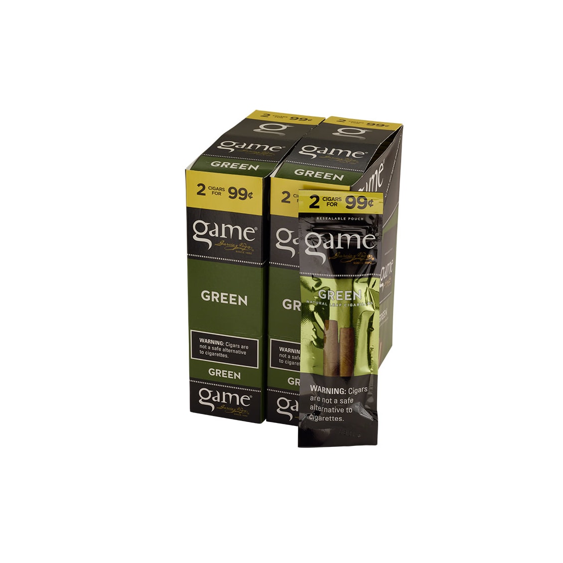 Garcia y Vega Game Cigarillos Green (2)