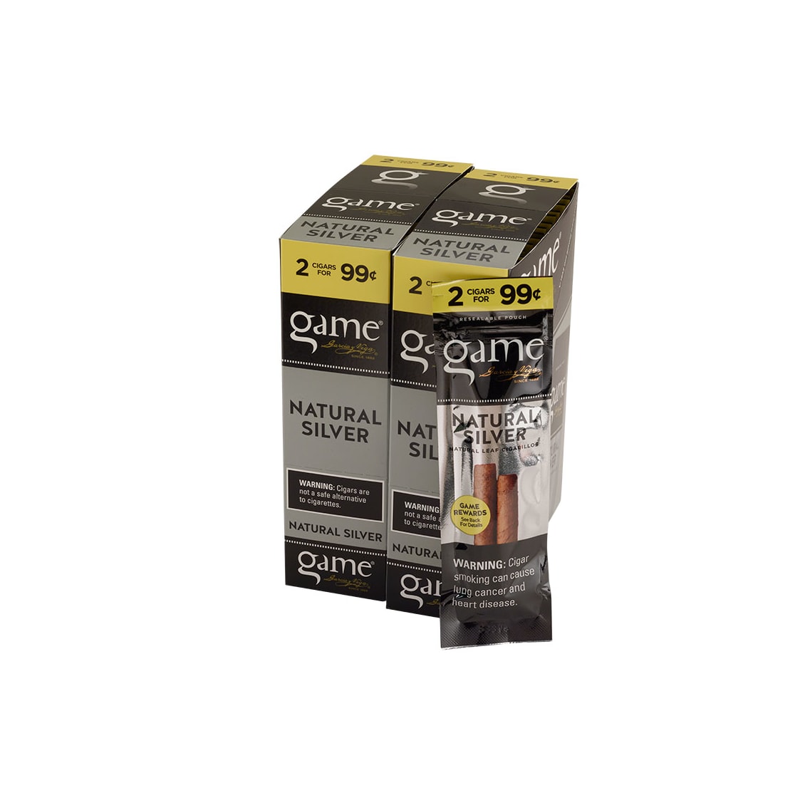 Garcia y Vega Game Cigarillos Silver (2)