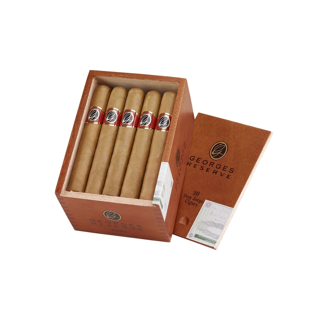 georges tobacco George's Reserve Connecticut Shade Torpedo Cigars (6 1/8 x 52) Georges Reserve Cigars - Premium