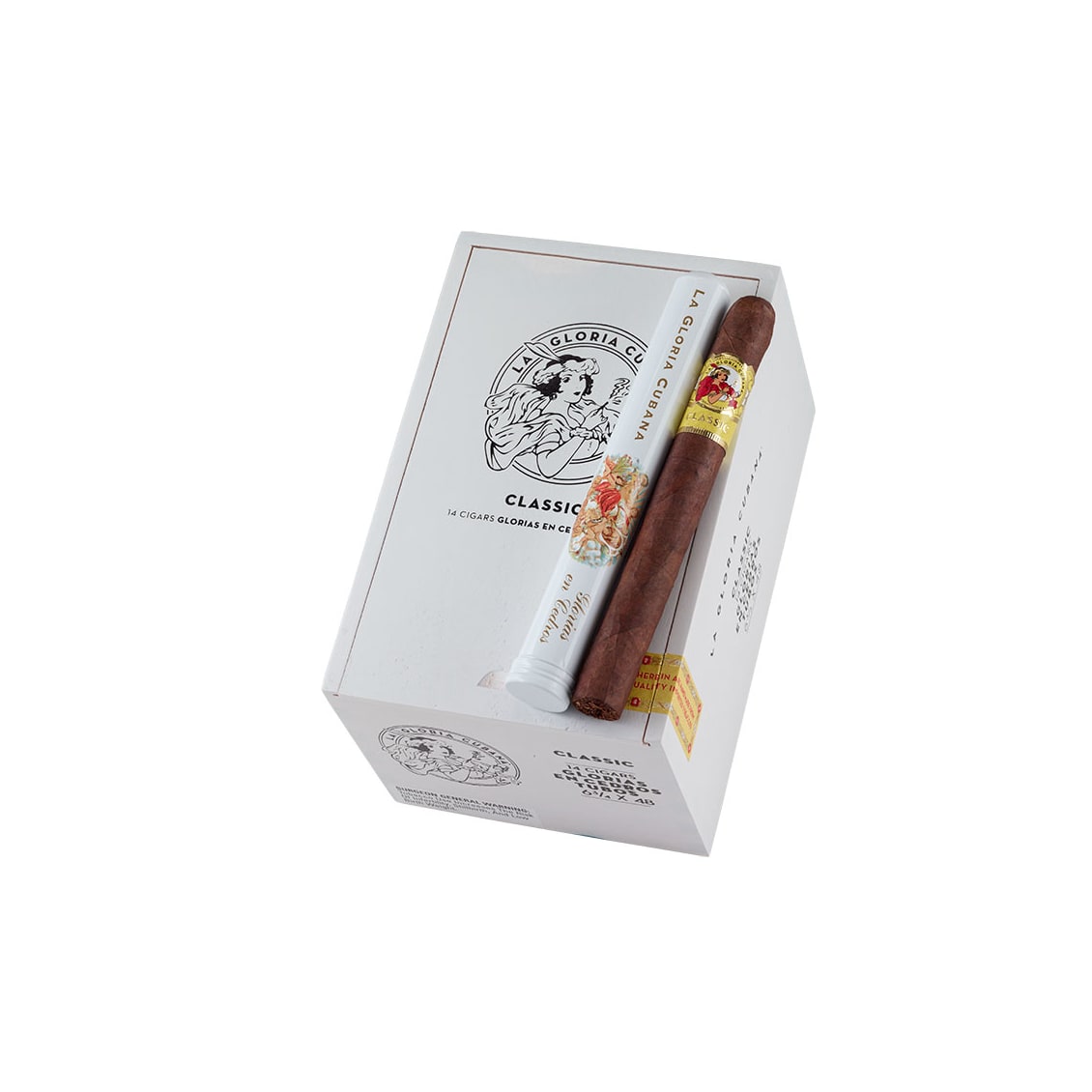 La Gloria Cubana Classic Cedros (Tube) Cigars - Natural | Famous Smoke