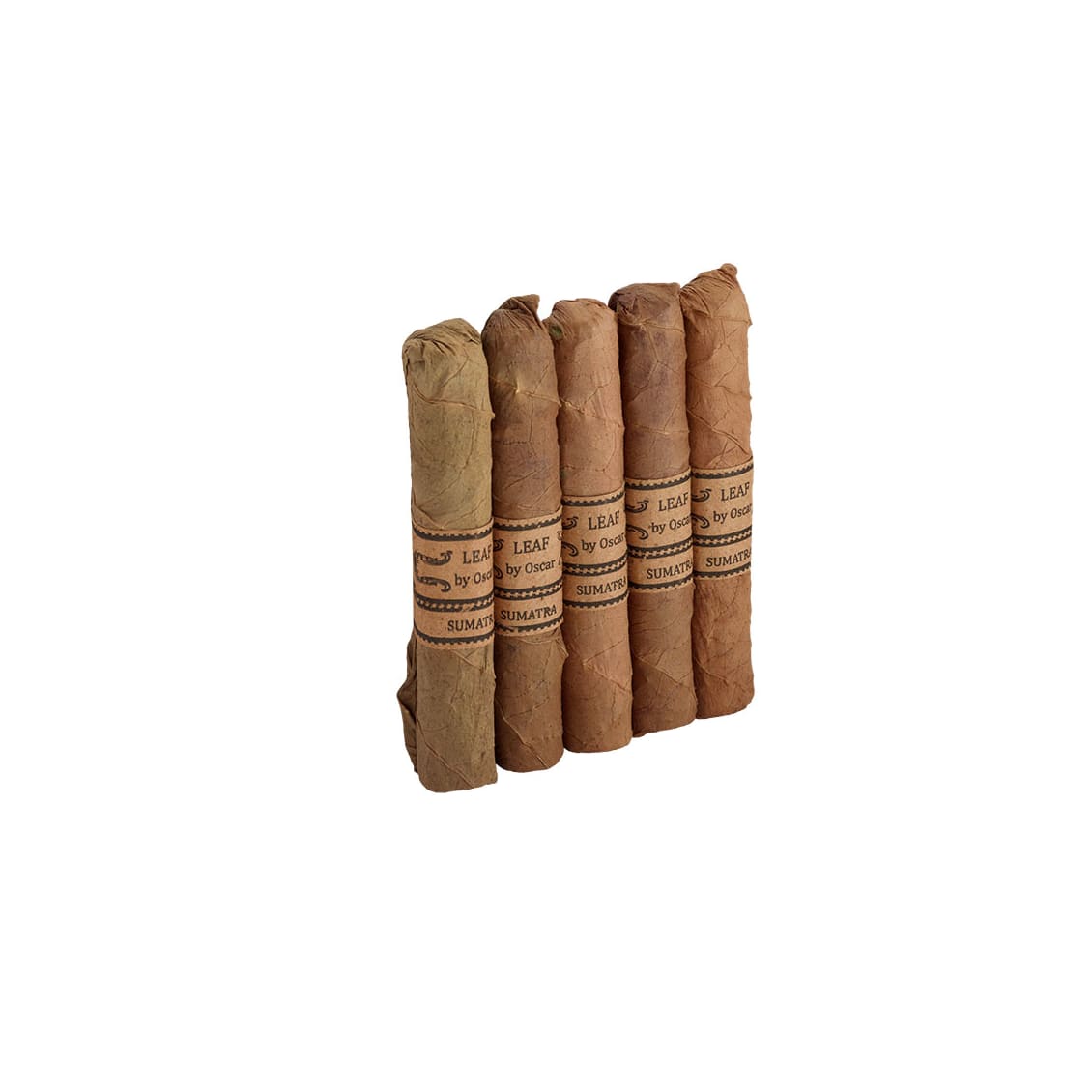robs tobacco Leaf By Oscar Robusto Sumatra Cigars - Natural