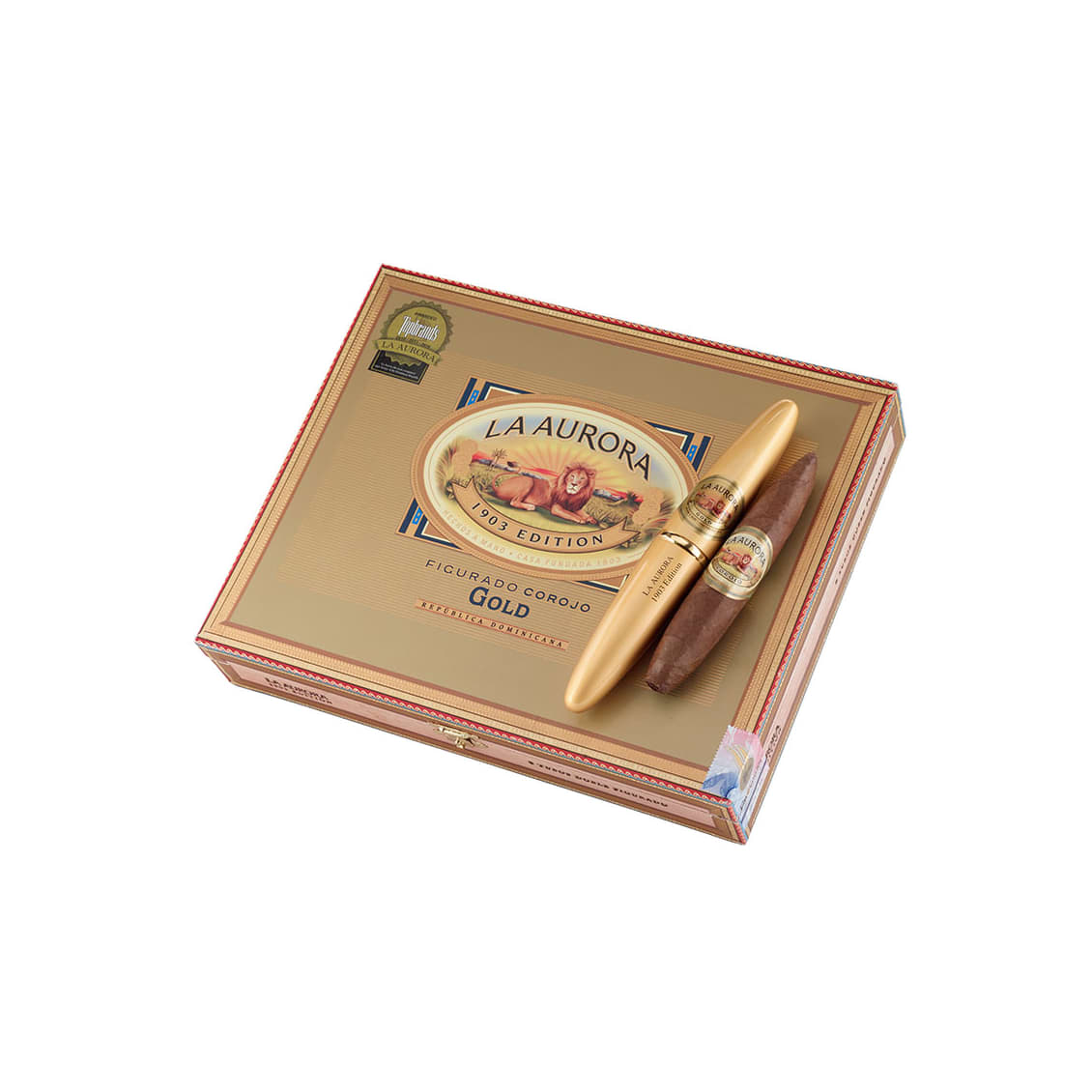 La Aurora Preferidos 1903 Gold Dominican Corojo Tubo