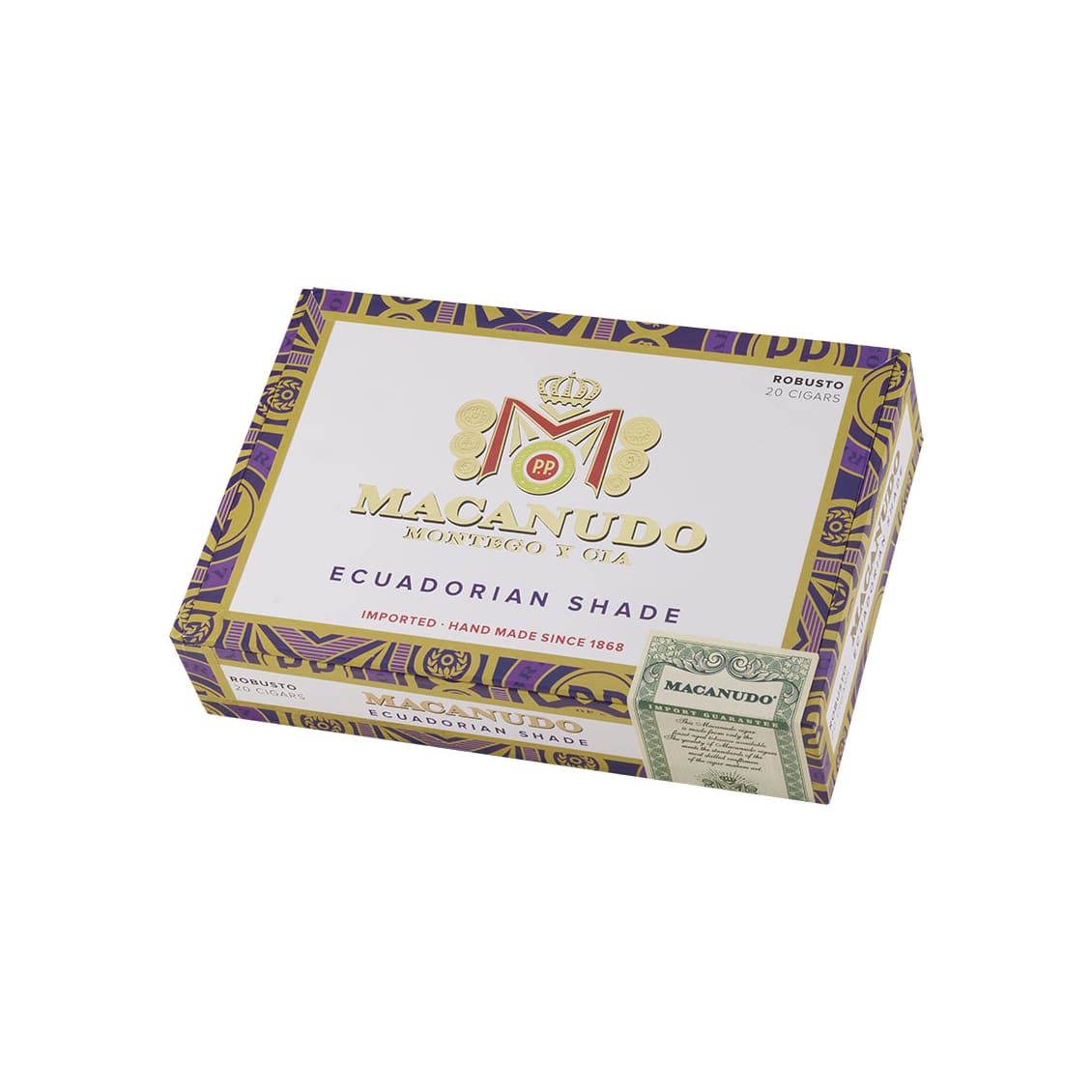 Macanudo Ecuadorian Shade Robusto