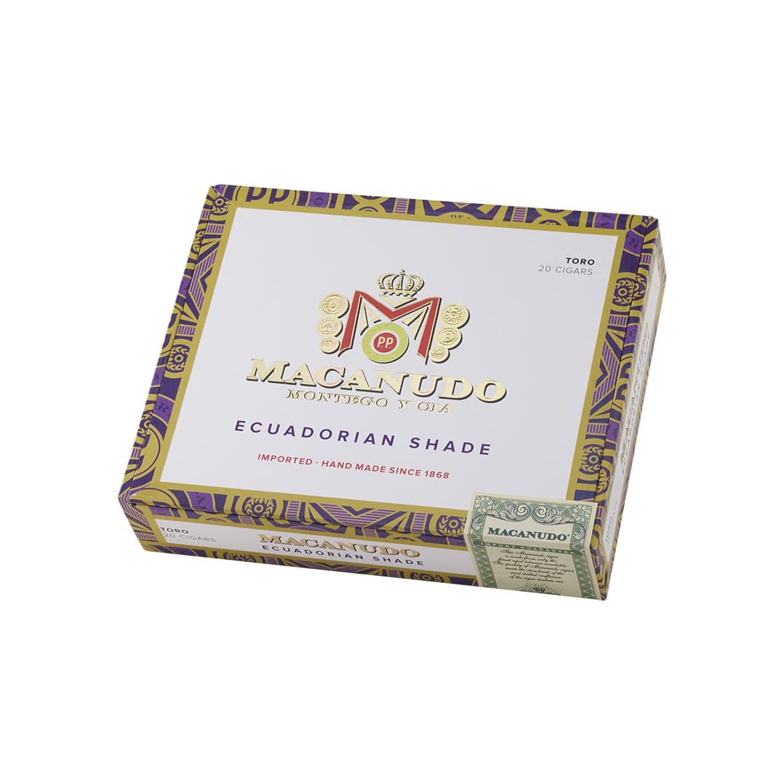 Macanudo Ecuadorian Shade Toro