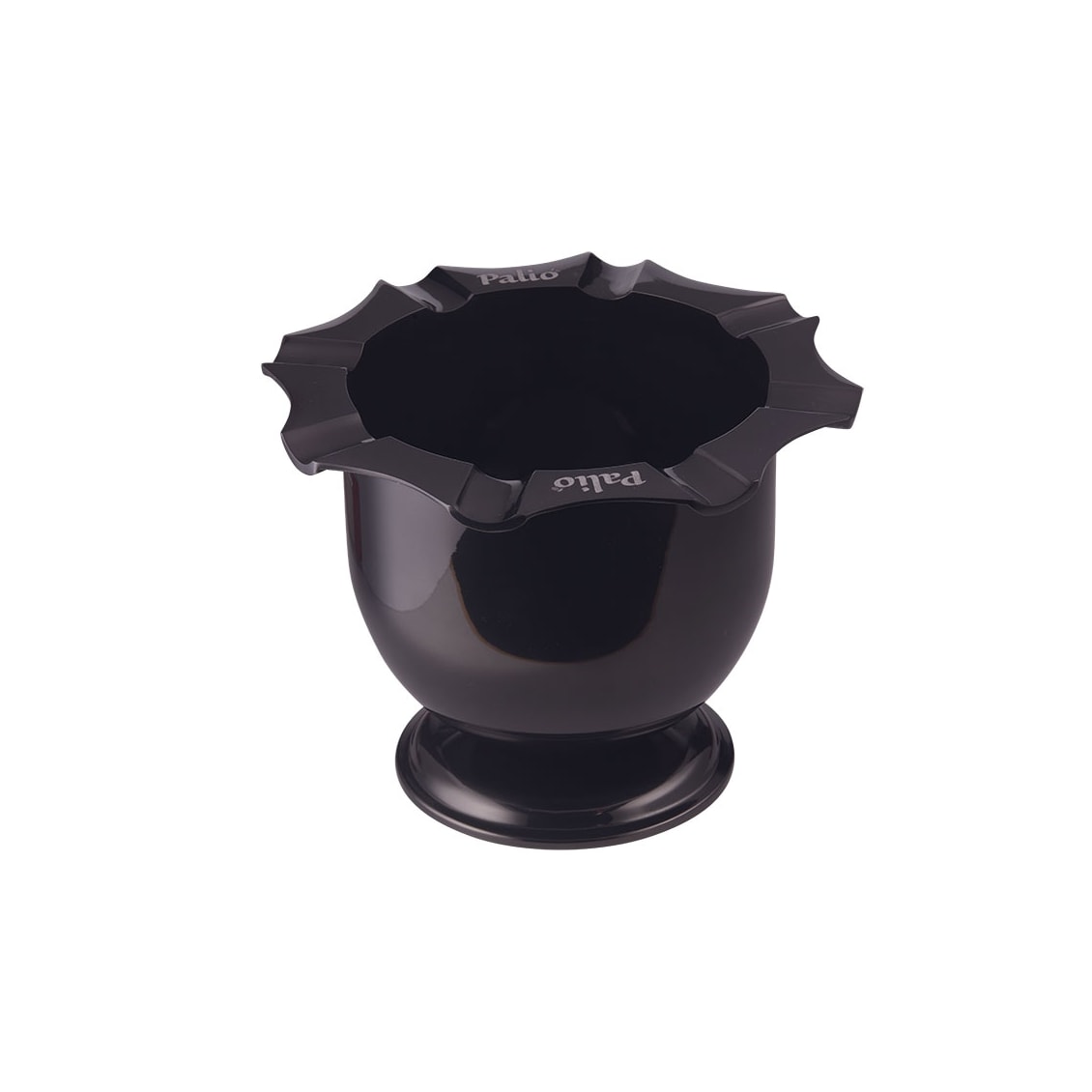 Palio Tazza Alto Polished Black Nickel Ashtray