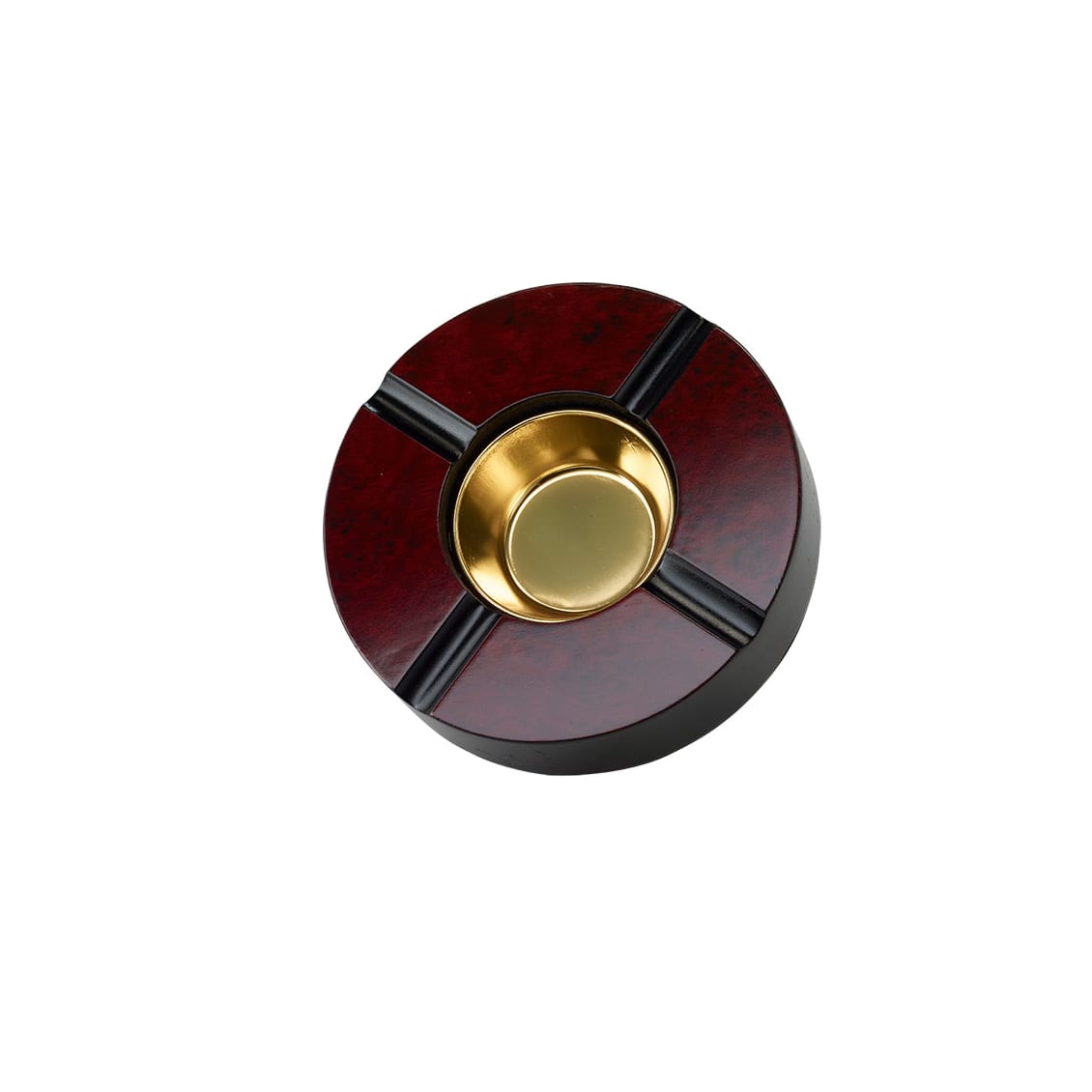 7 Inch Round Wood Ashtray