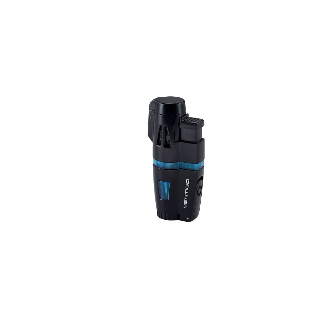 Blue 3 Flame Lighter W/punch Cutter