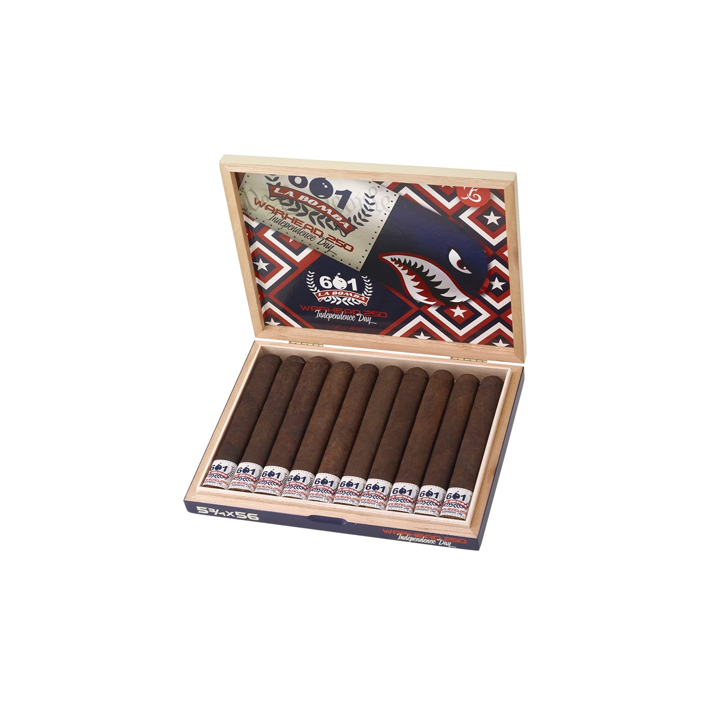 601 La Bomba Warhead 250 Independence Day Robusto Extra