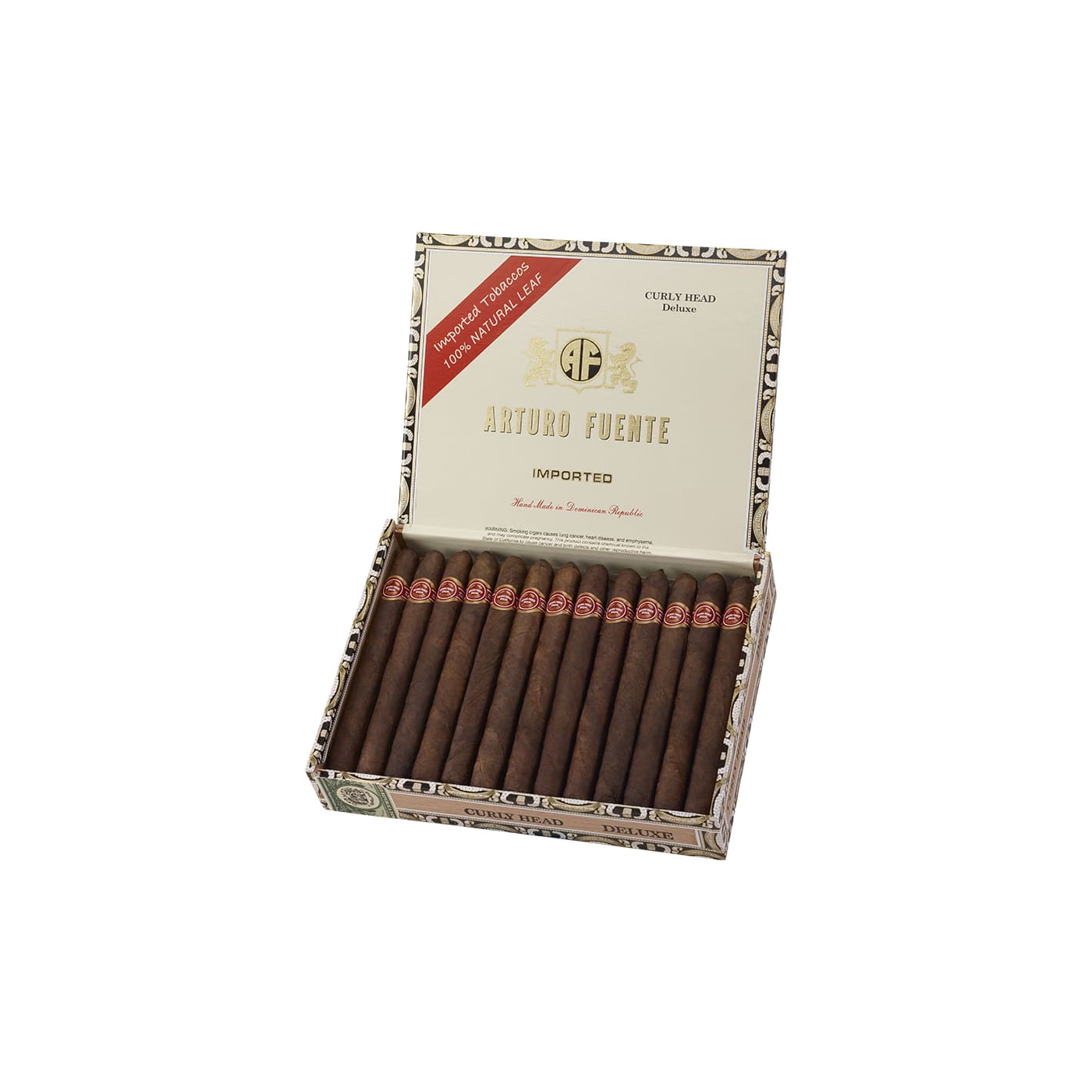 Arturo Fuente Curly Head Deluxe Maduro, 25 Box