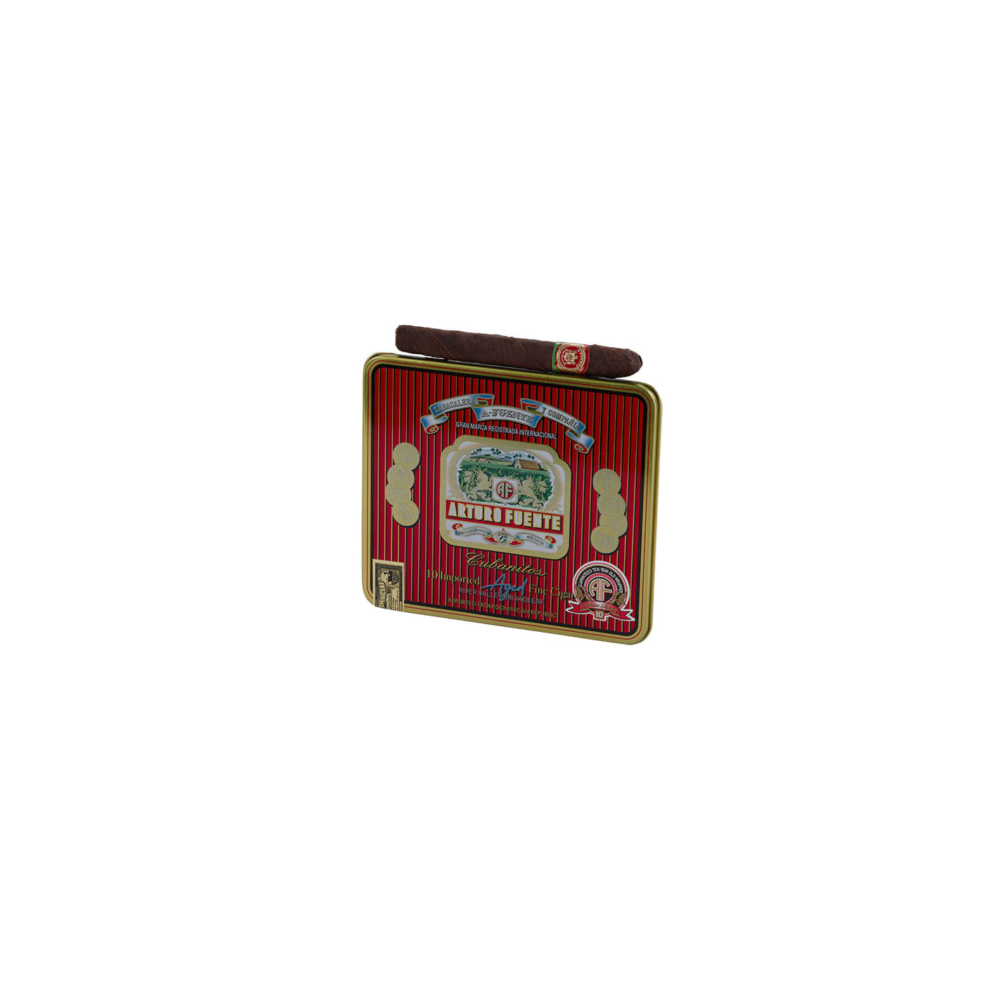 Arturo Fuente Cubanitos Maduro, 10 Tin