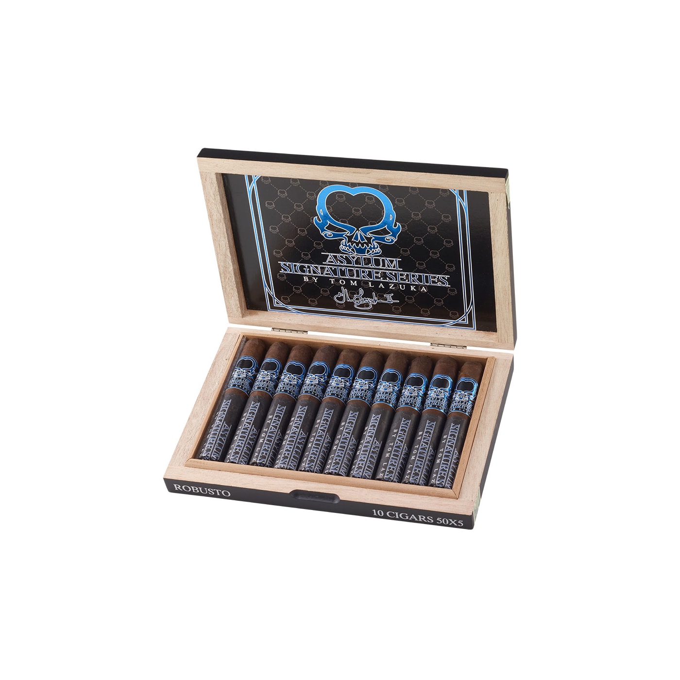Asylum Signature Series by Tom Lazuka Robusto 5 x 50, 10 Box