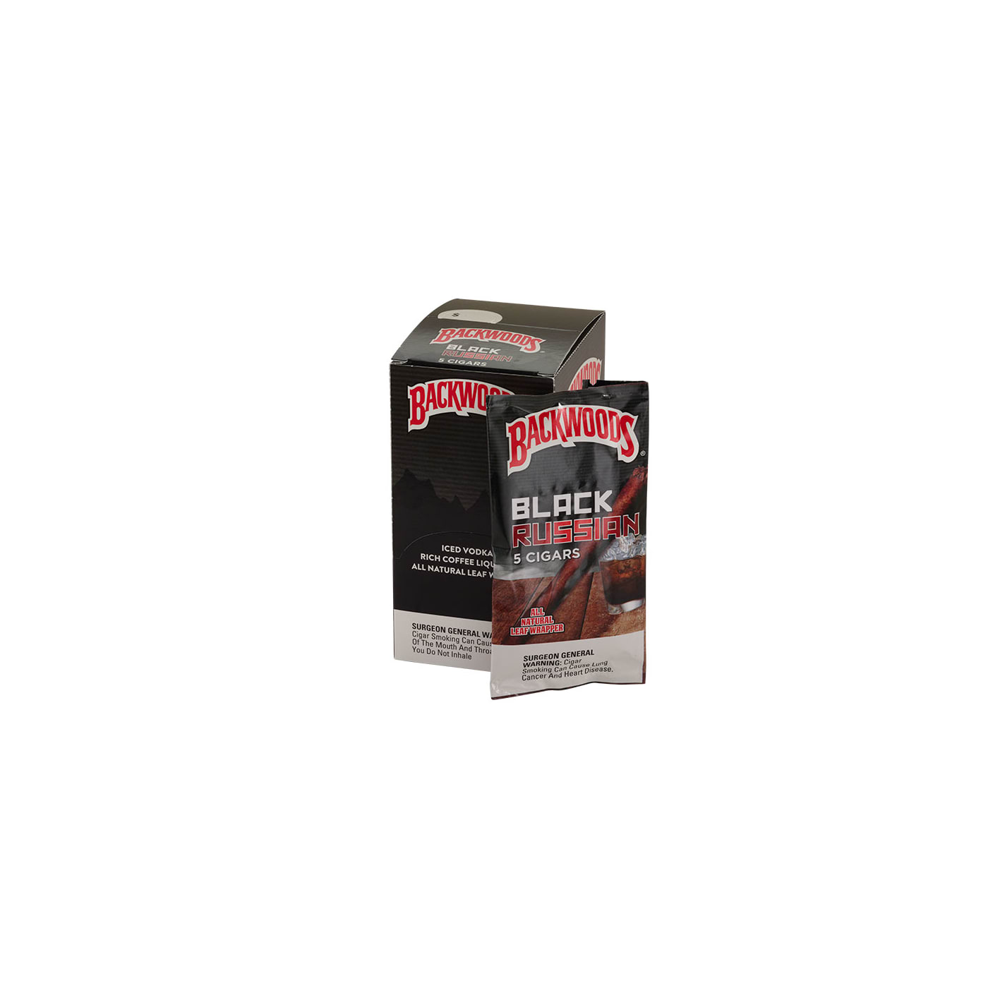 Backwoods Black Russian, 40 Upright