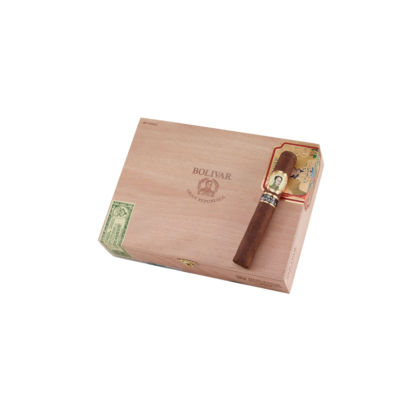 Bolivar Gran Republica Toro, 20 Box