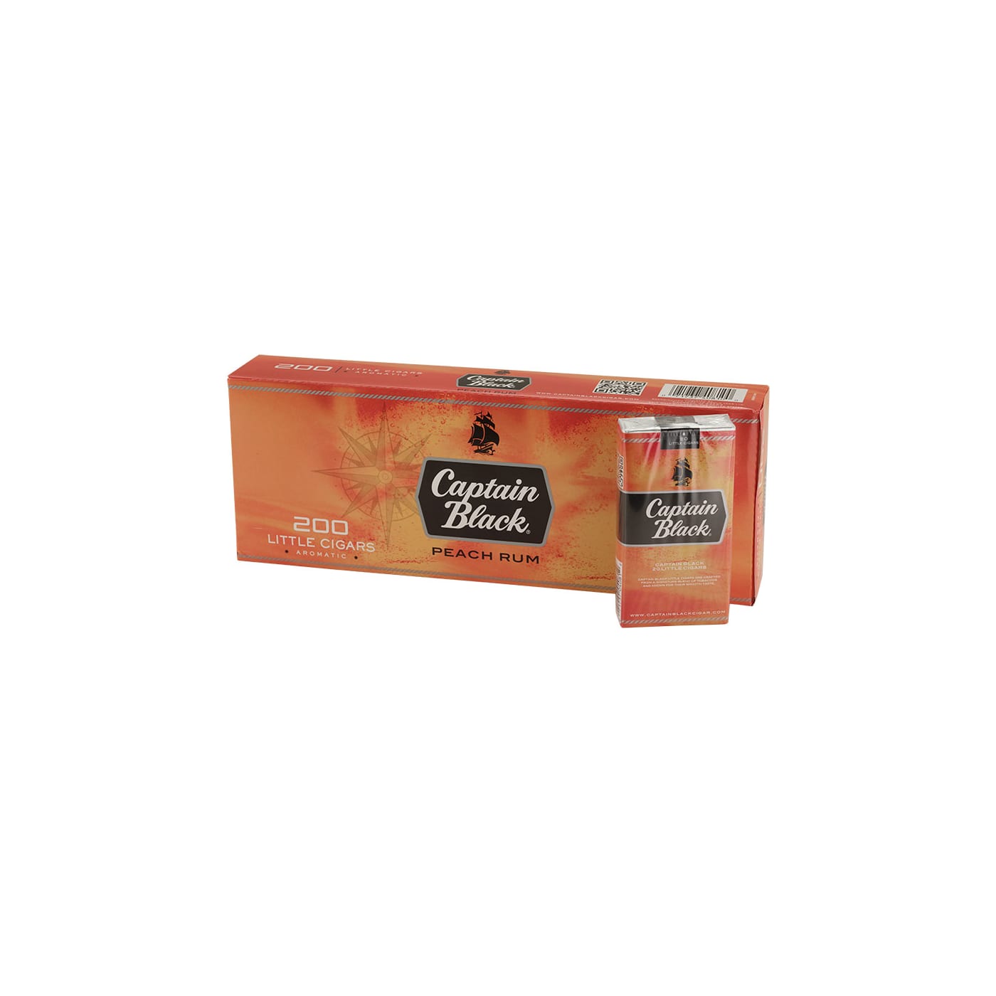 Captain Black Little Cigars Peach Rum 10/20