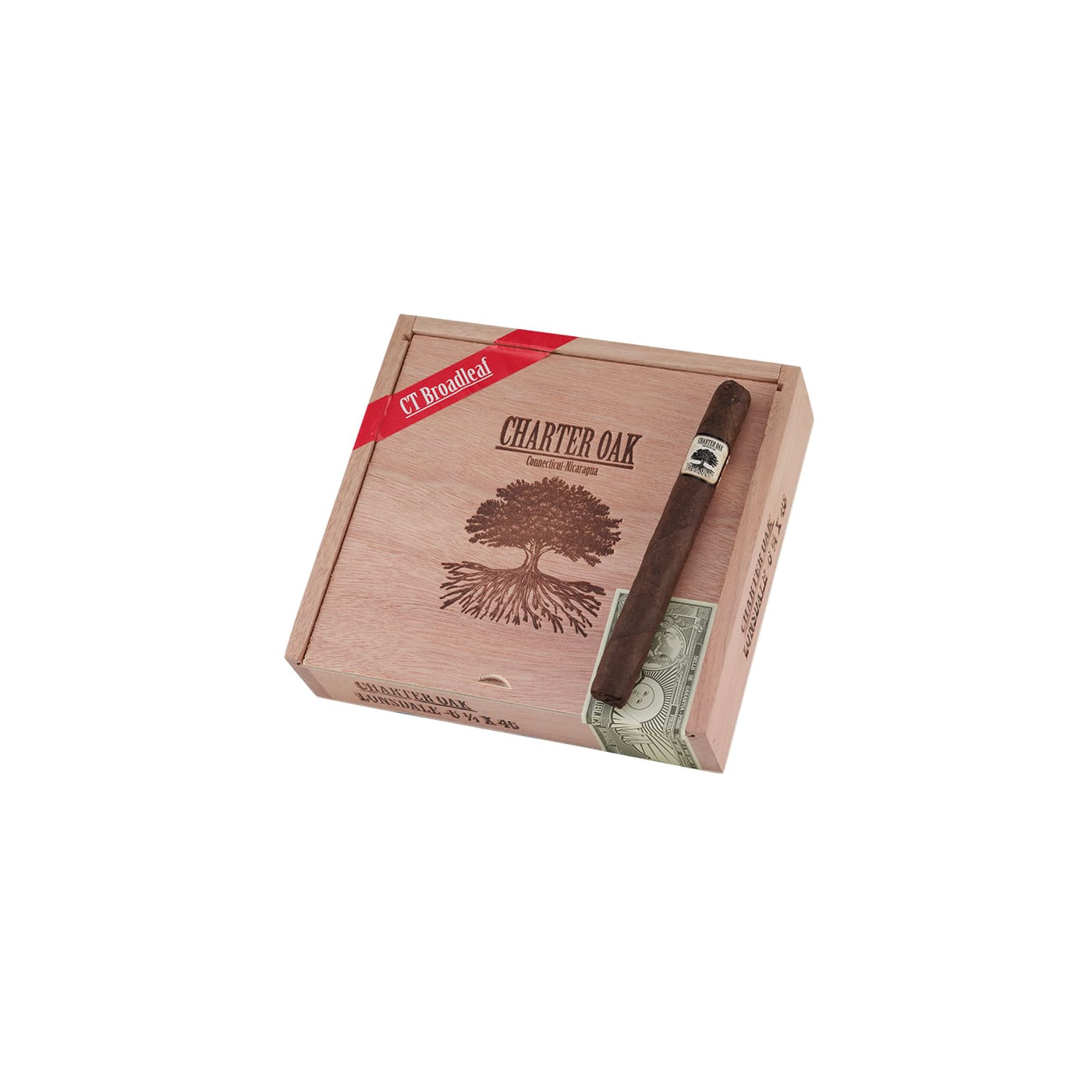 Charter Oak Maduro Lonsdale