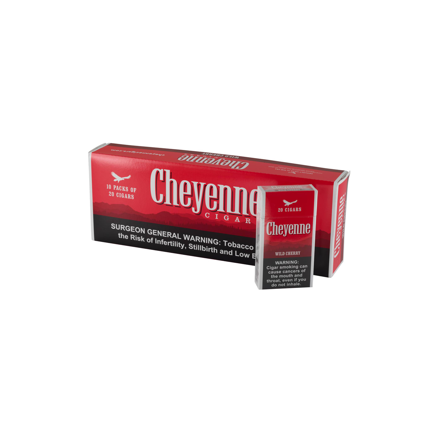 Cheyenne Wild Cherry 100's 10/20