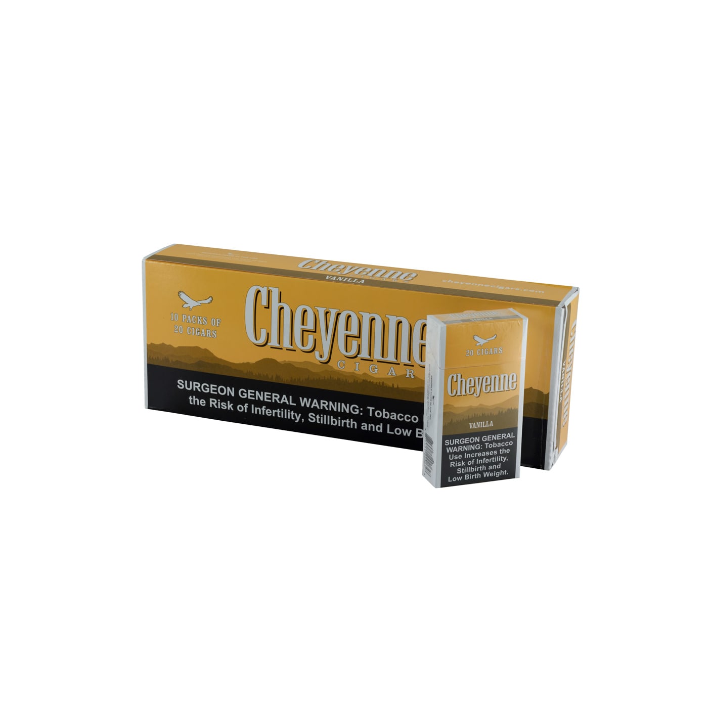 Cheyenne Vanilla Flavor 100's 10/20