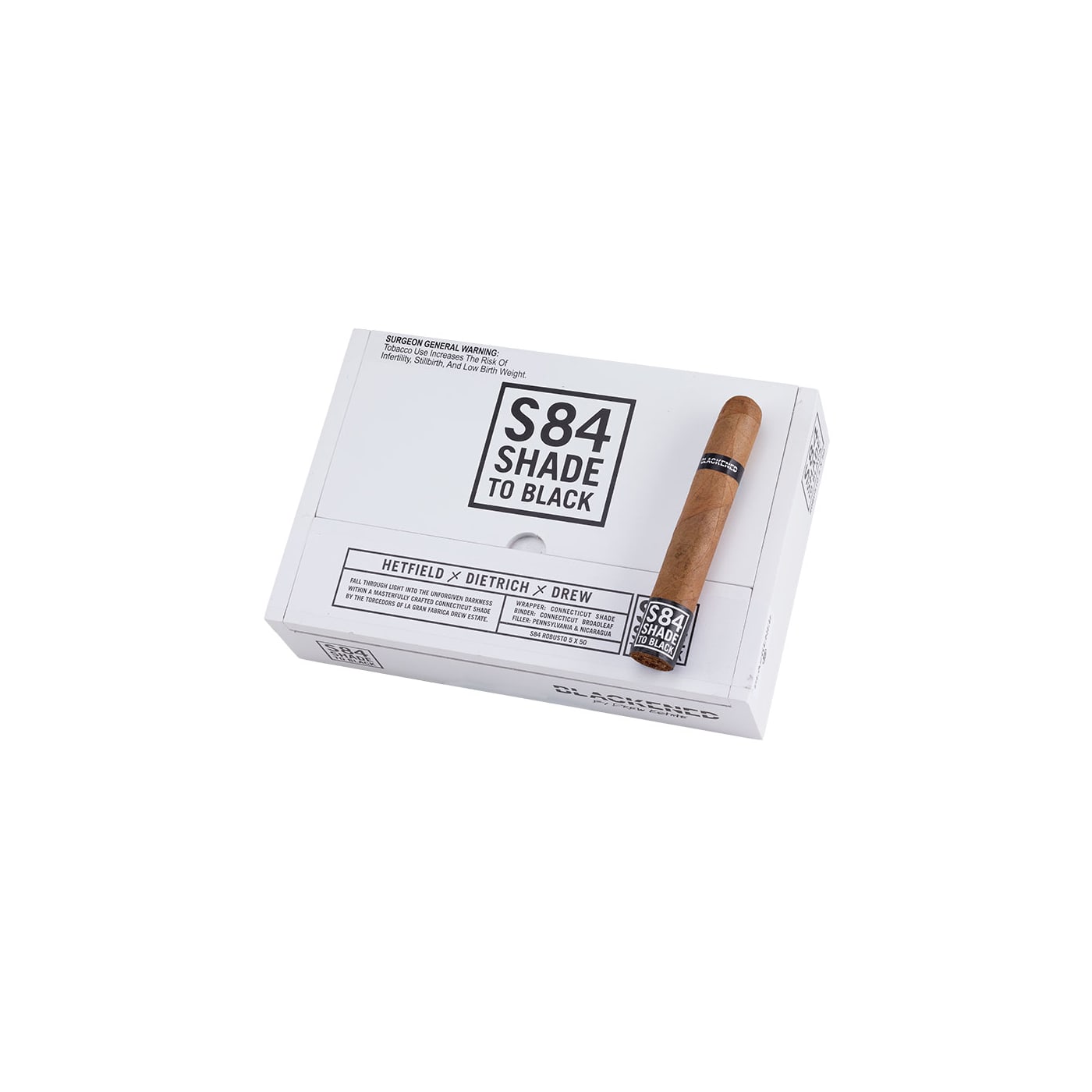 Blackened S84 Shade by Drew Estate Robusto