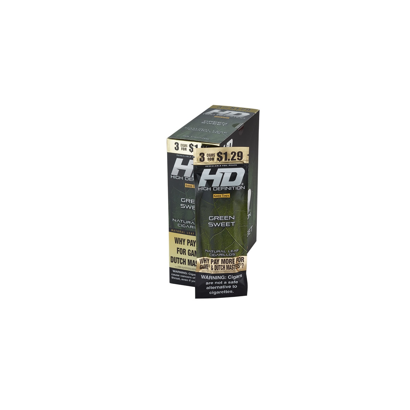 Good Times #HD Green Sweet - 3 for 1.39, 45 Upright