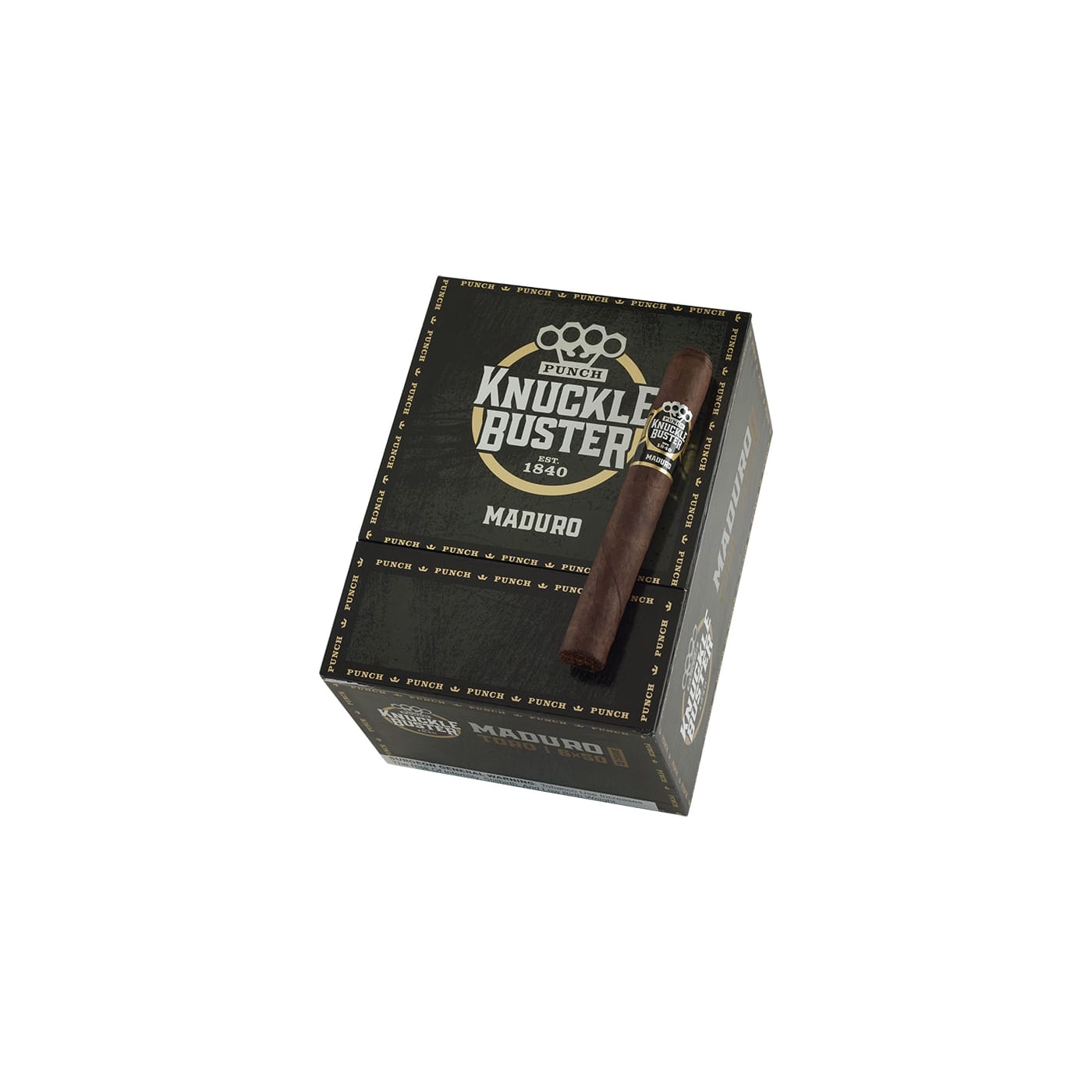 Punch Knuckle Buster Maduro Toro, 25 Box