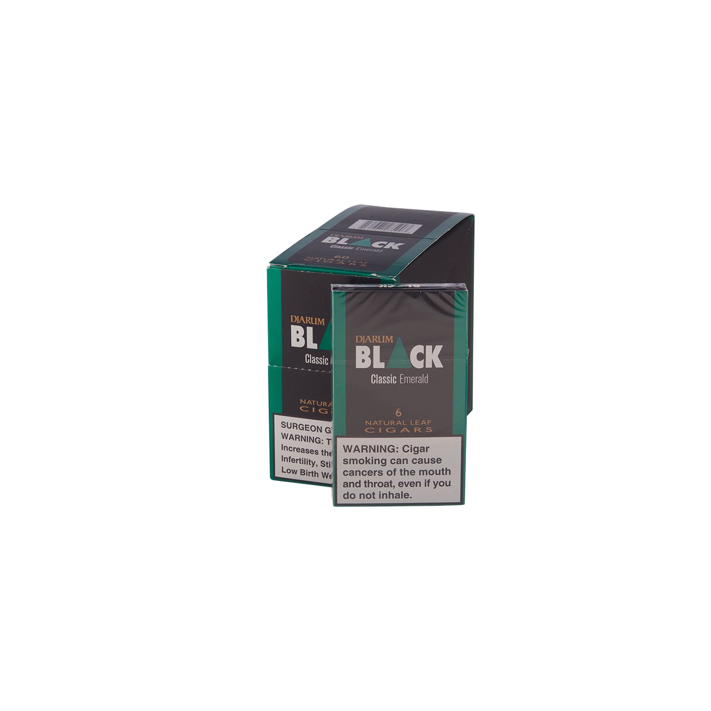 Djarum Black Classic Emerald Natural Leaf 10/6