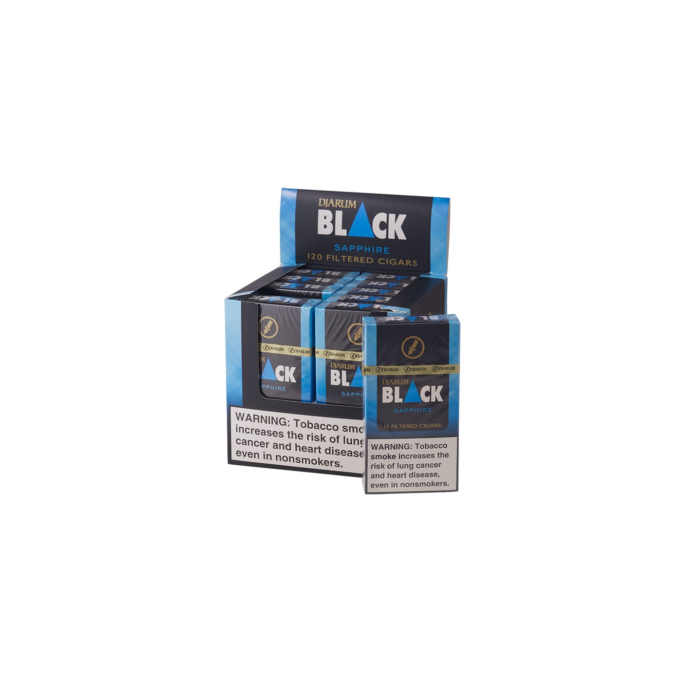Djarum Black Sapphire Filtered Cigars 10/12