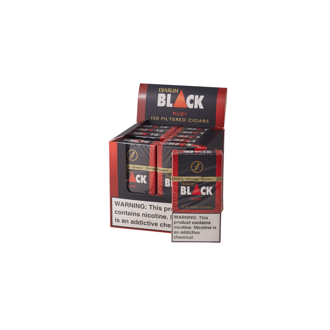 Djarum Black Ruby Filtered Cigar 10/12