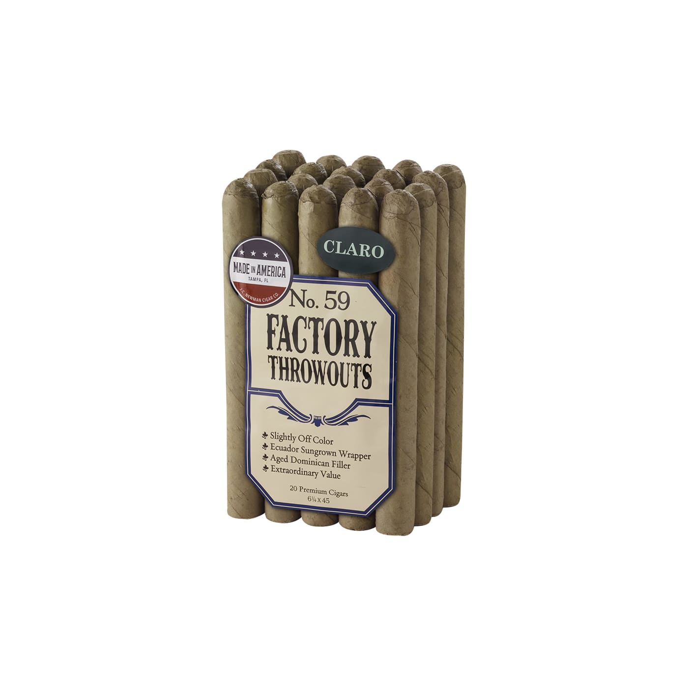 Factory Throwouts No. 59 Claro