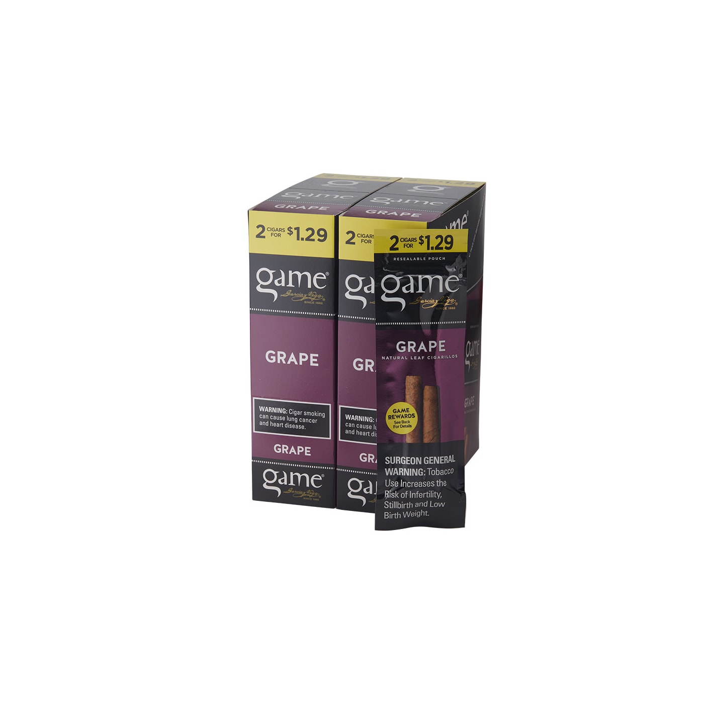 Garcia Y Vega Cigarillos 2 for 1.29 Grape 30/2