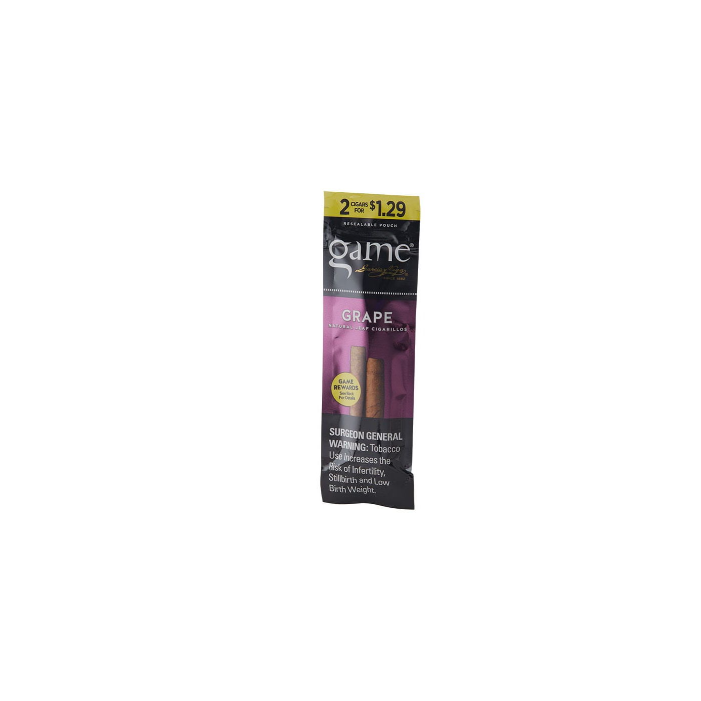 Garcia Y Vega Game Cigarillos Grape