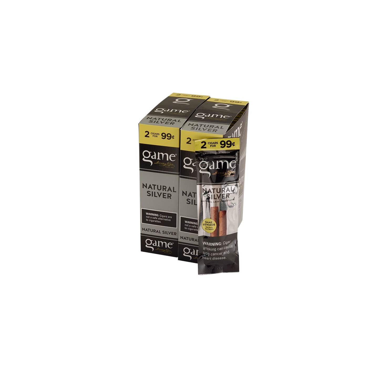 Garcia y Vega Game Cigarillos Silver 30/2
