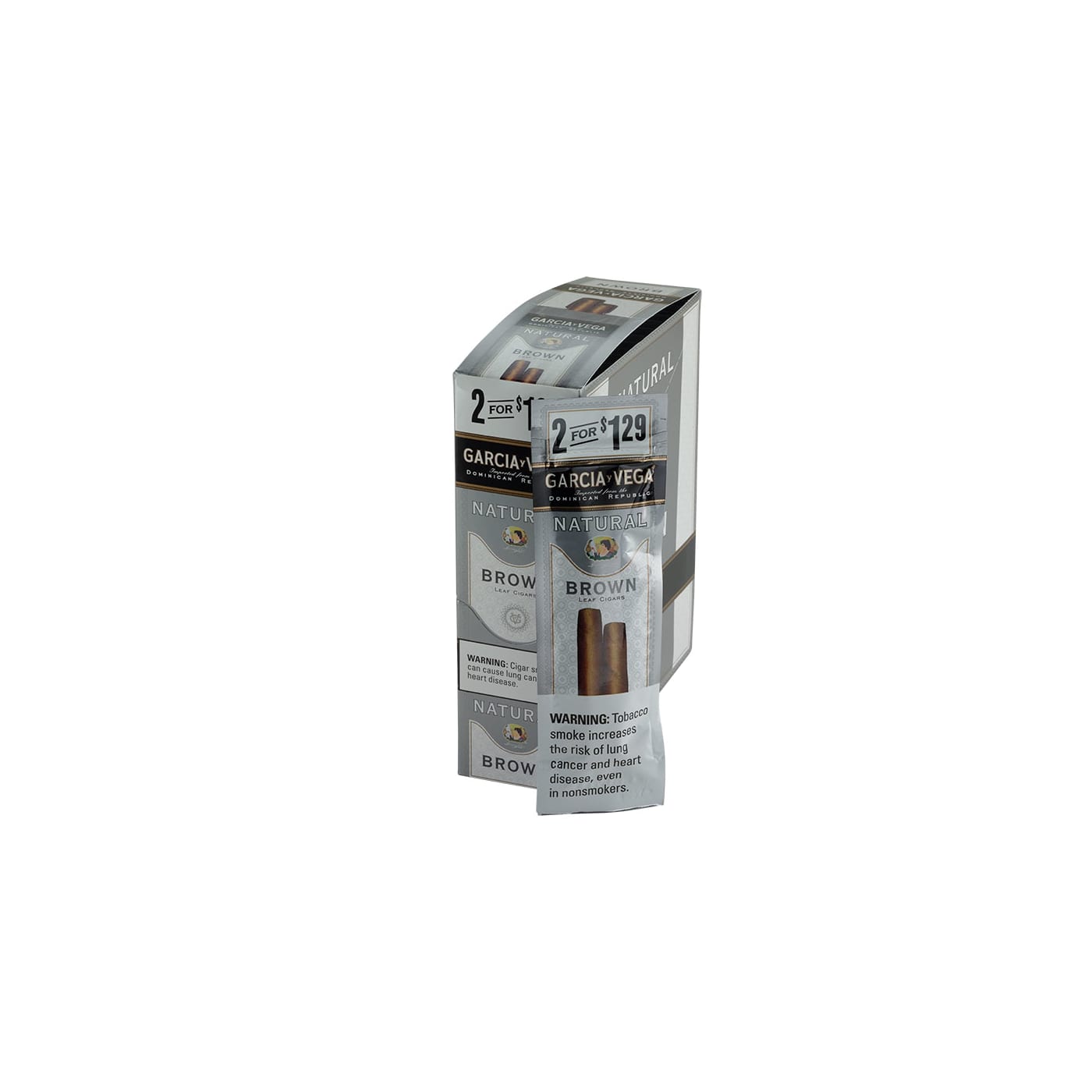 Garcia y Vega Natural Brown Cigarillo 15/2
