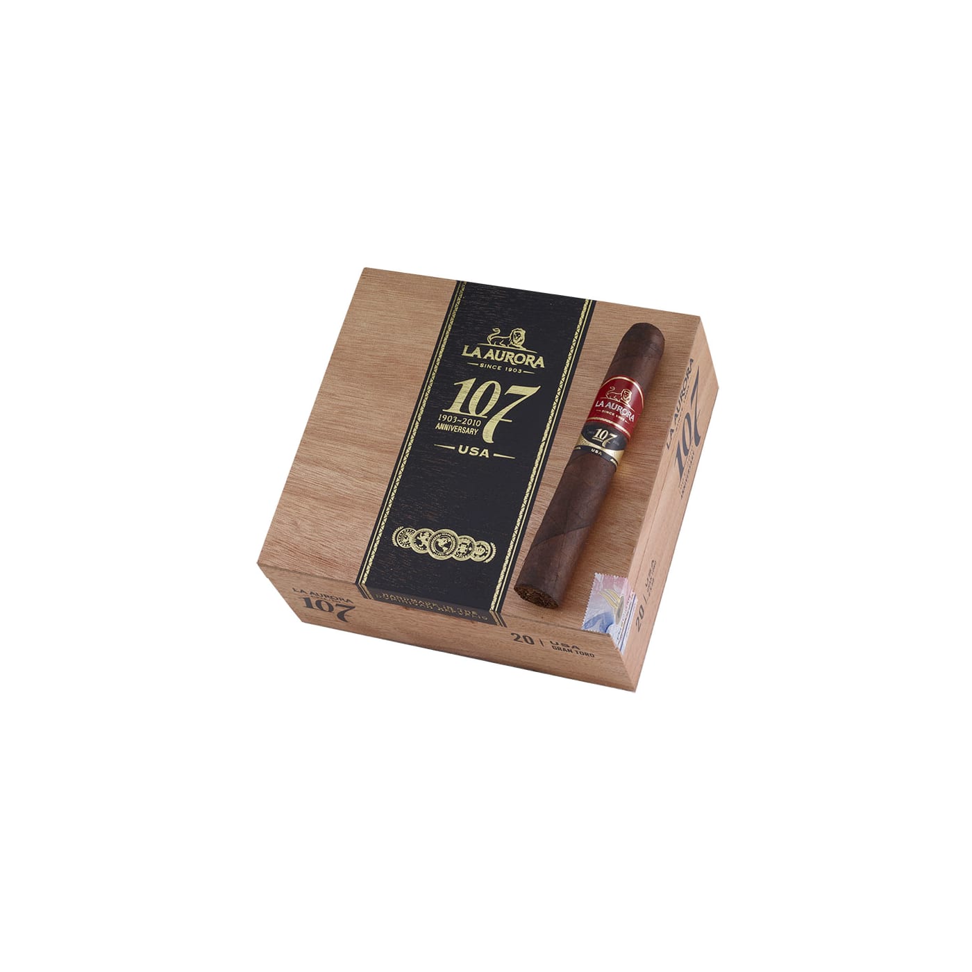 La Aurora 107 USA Maduro Gran Toro