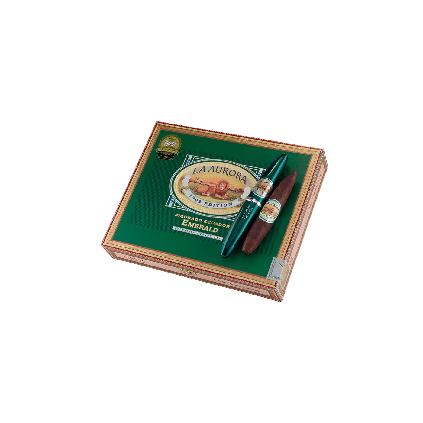 La Aurora Preferido 1903 Emerald Tubo