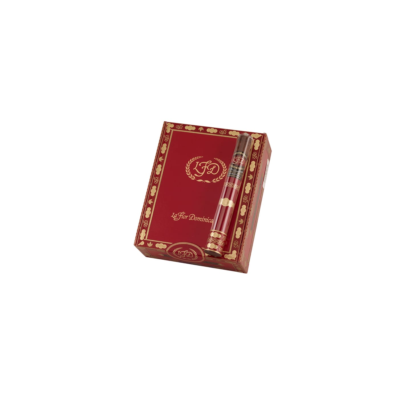 La Flor Dominicana Double Ligero Crystal Tubo Corona, 10 Box