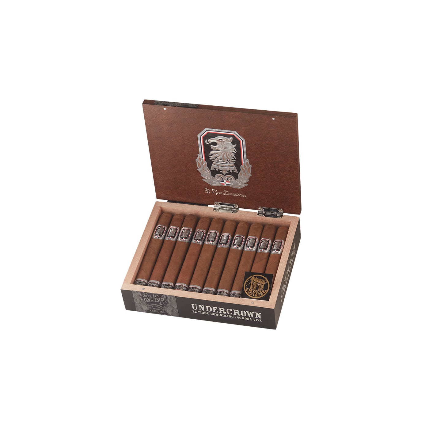 Drew Estate Undercrown El Tigre Dominicano Corona Viva, 20 Box