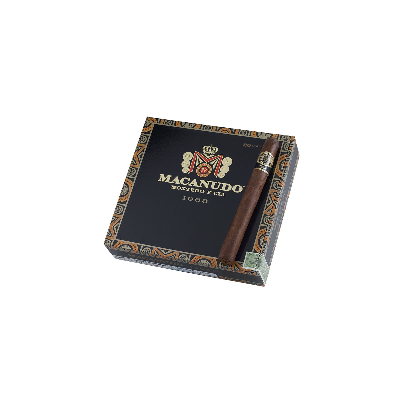 Macanudo 1968 Churchill, 20 Box