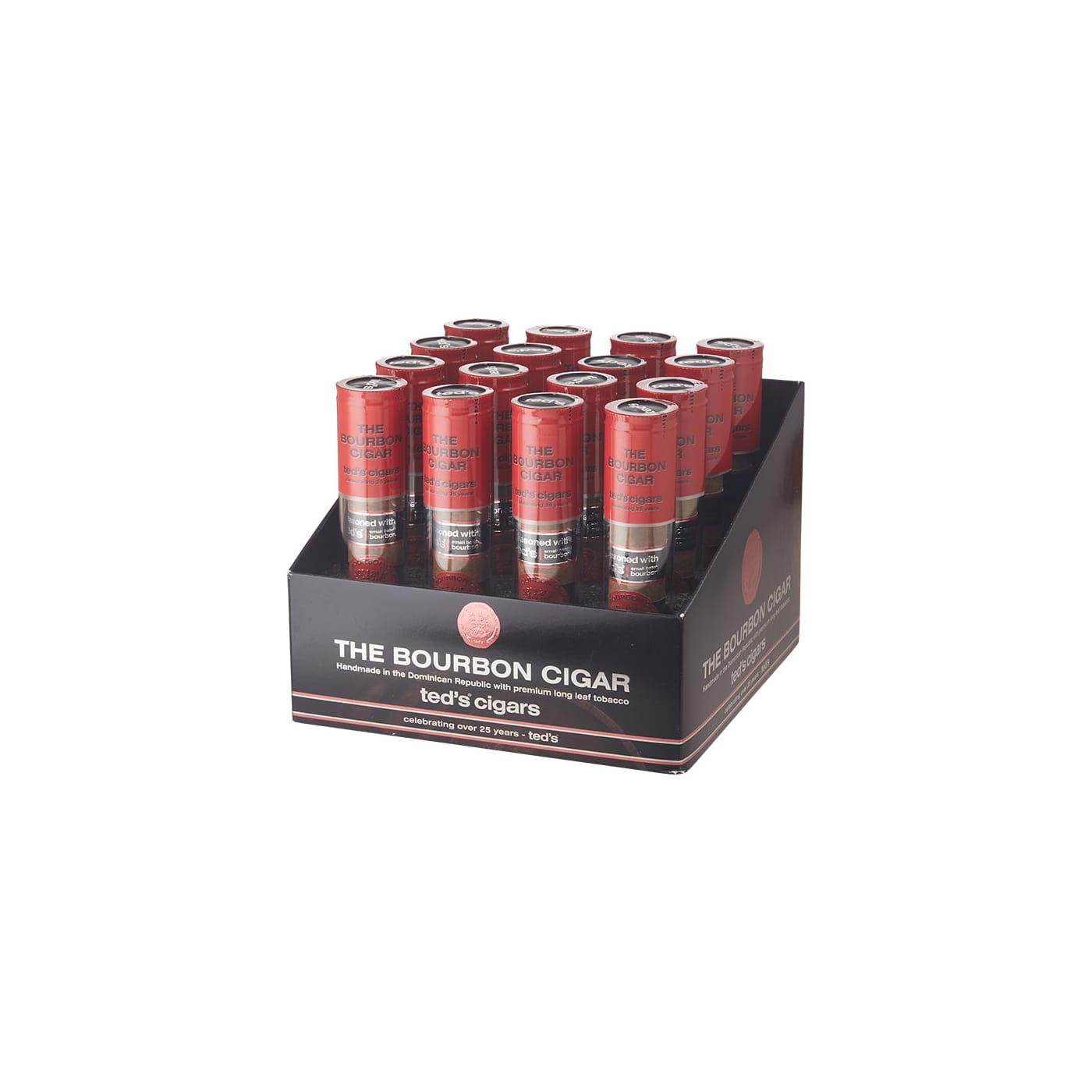 Ted's Bourbon 5x62 Torpedo, 16 Box