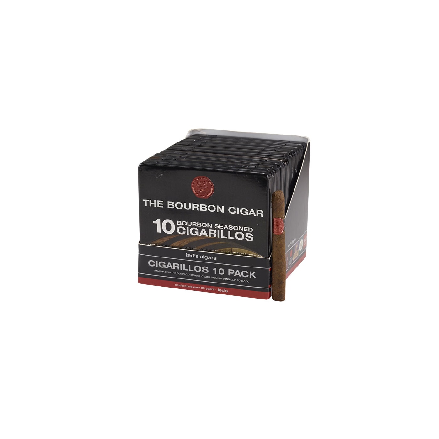 Ted's Bourbon Cigarillo, 100 Pack