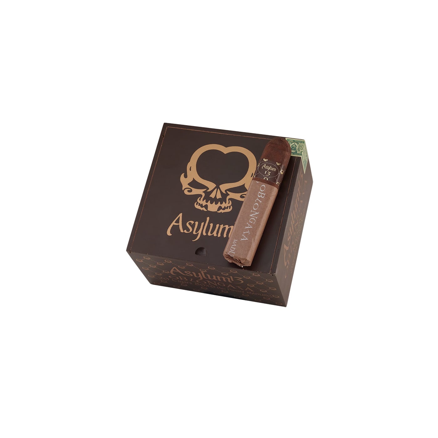Asylum 13 Oblongata Maduro 80 X 6