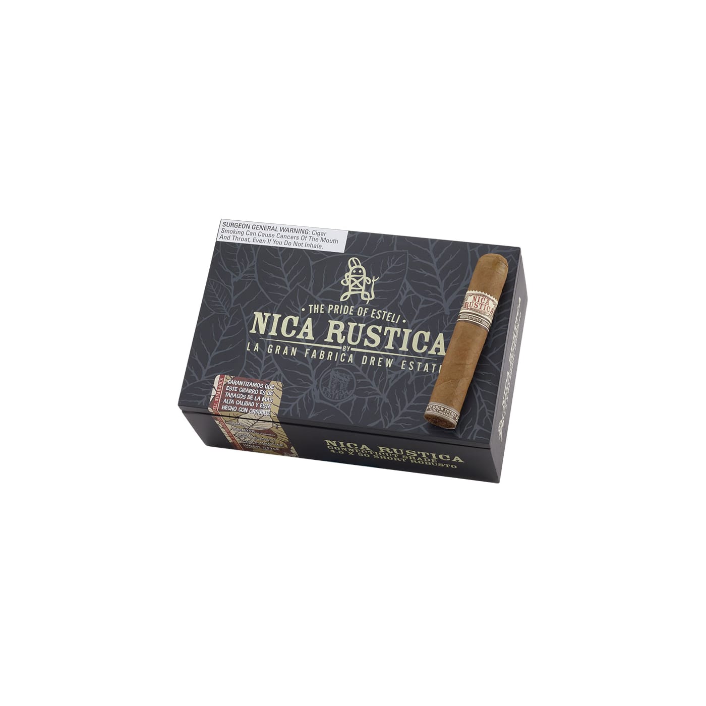 Nica Rustica Shade Short Robusto, 25 Box