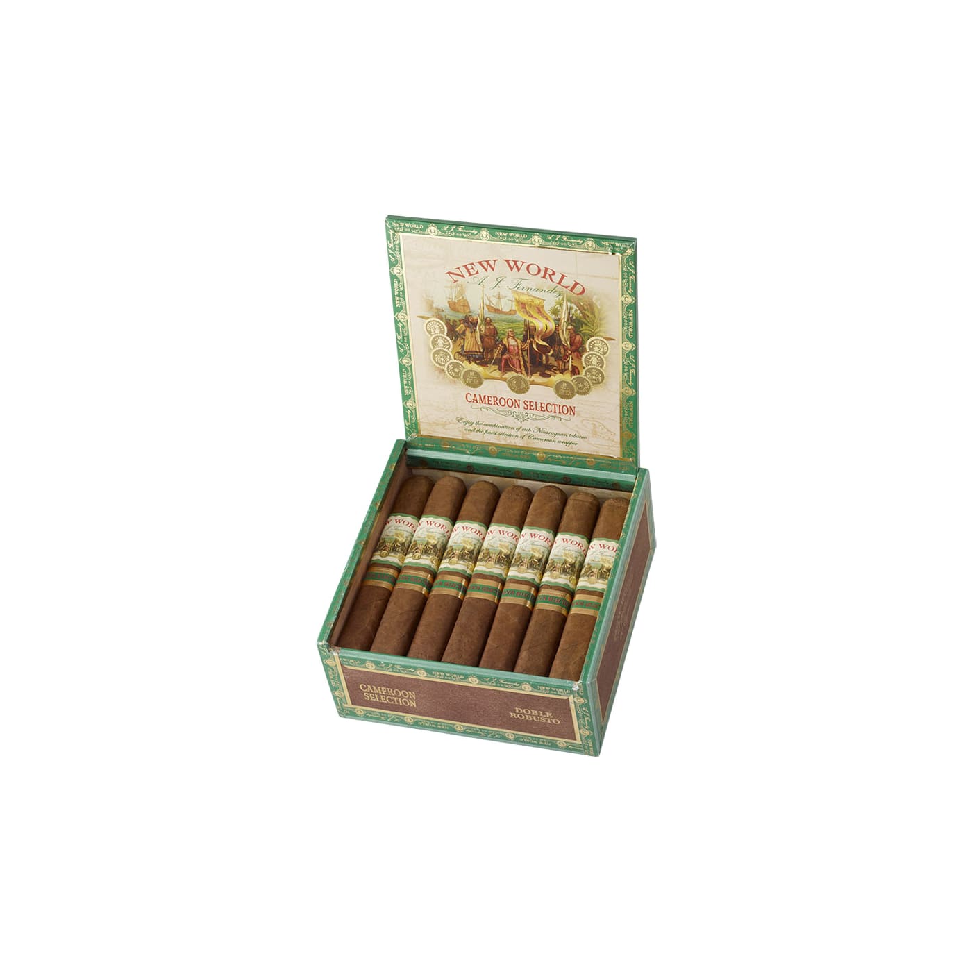 New World By AJF Cameroon Selection Doble Robusto, 20 Box