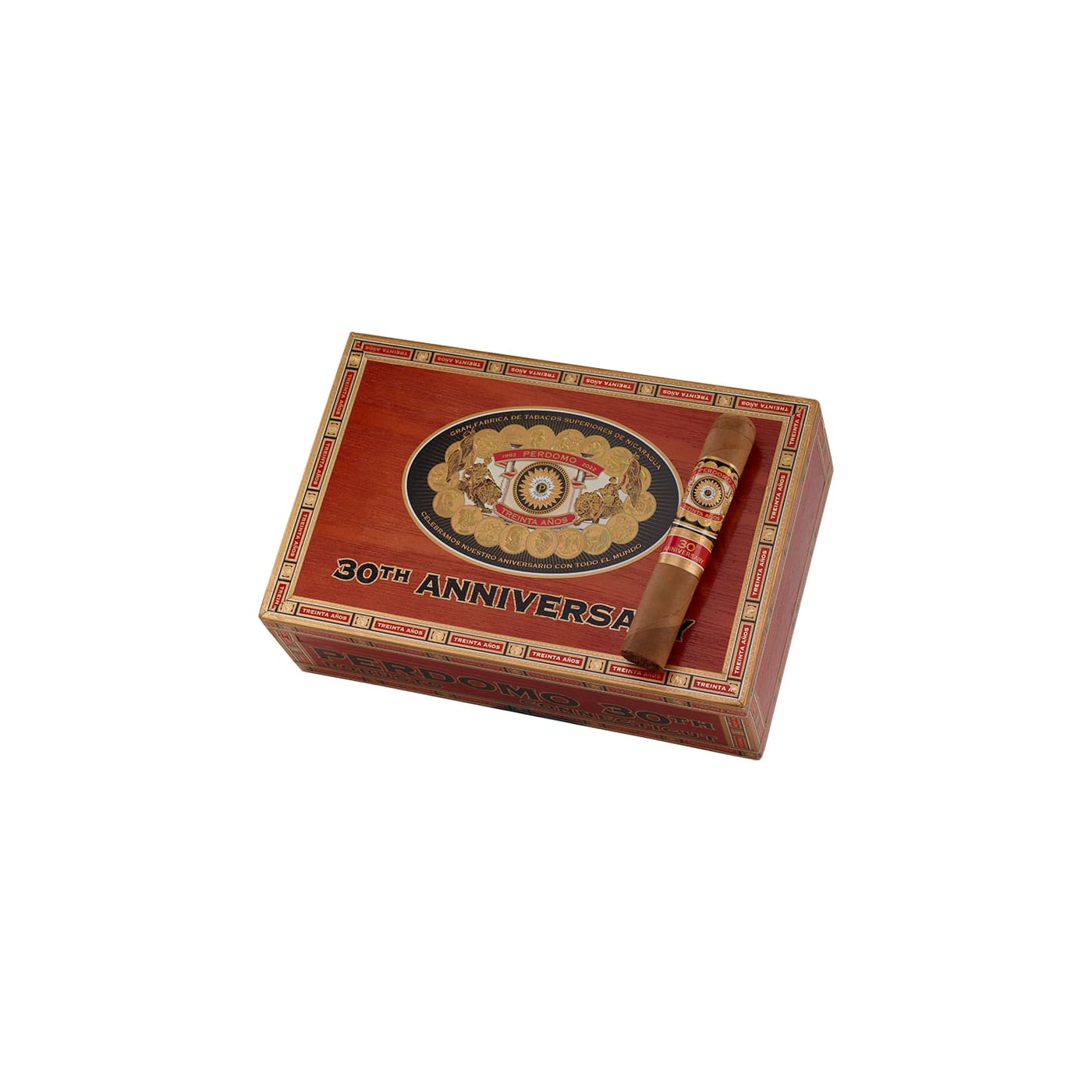 Perdomo 30th Anniversary Connecticut Robusto, 30 Box