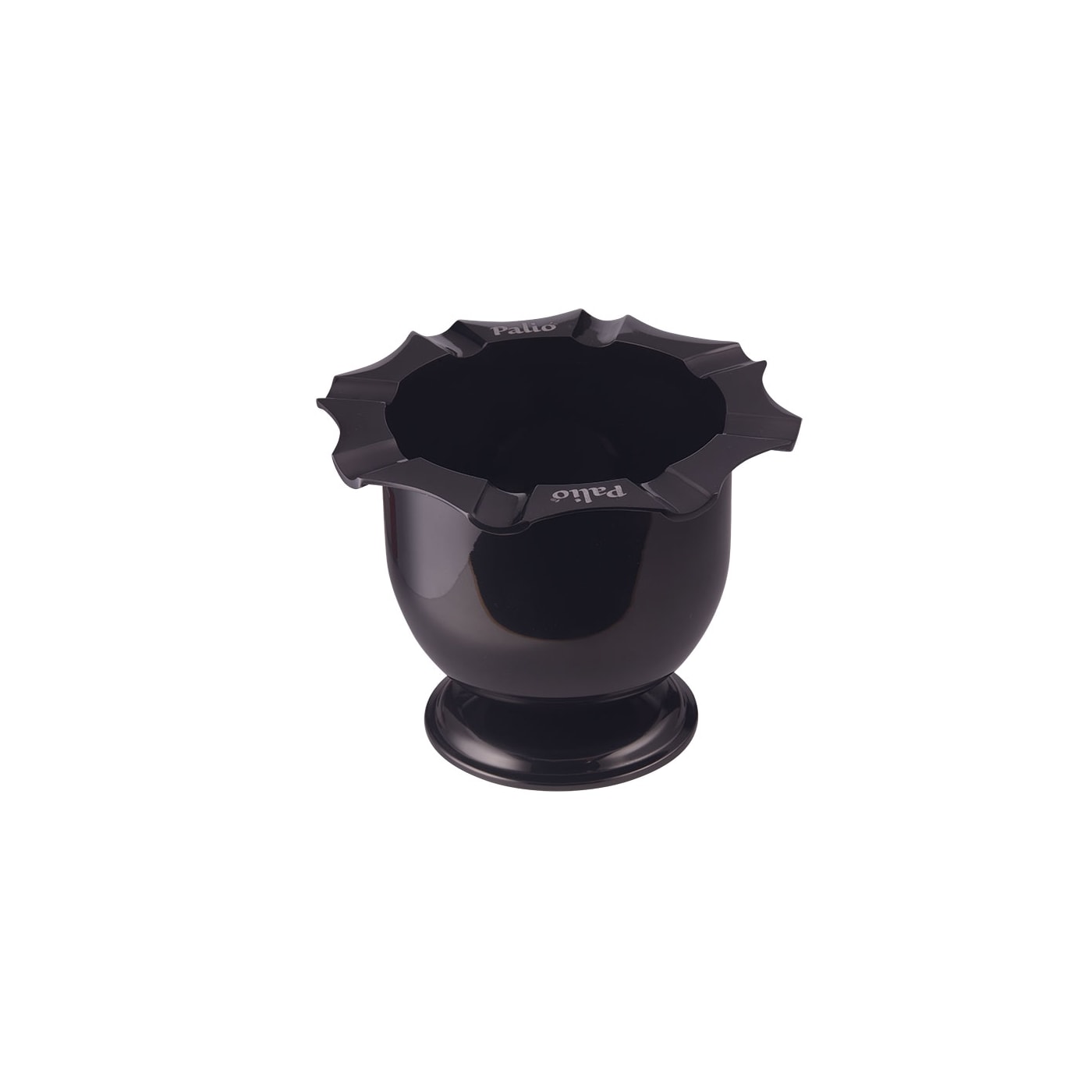 Palio Tazza Alto Polished Black Nickel Ashtray