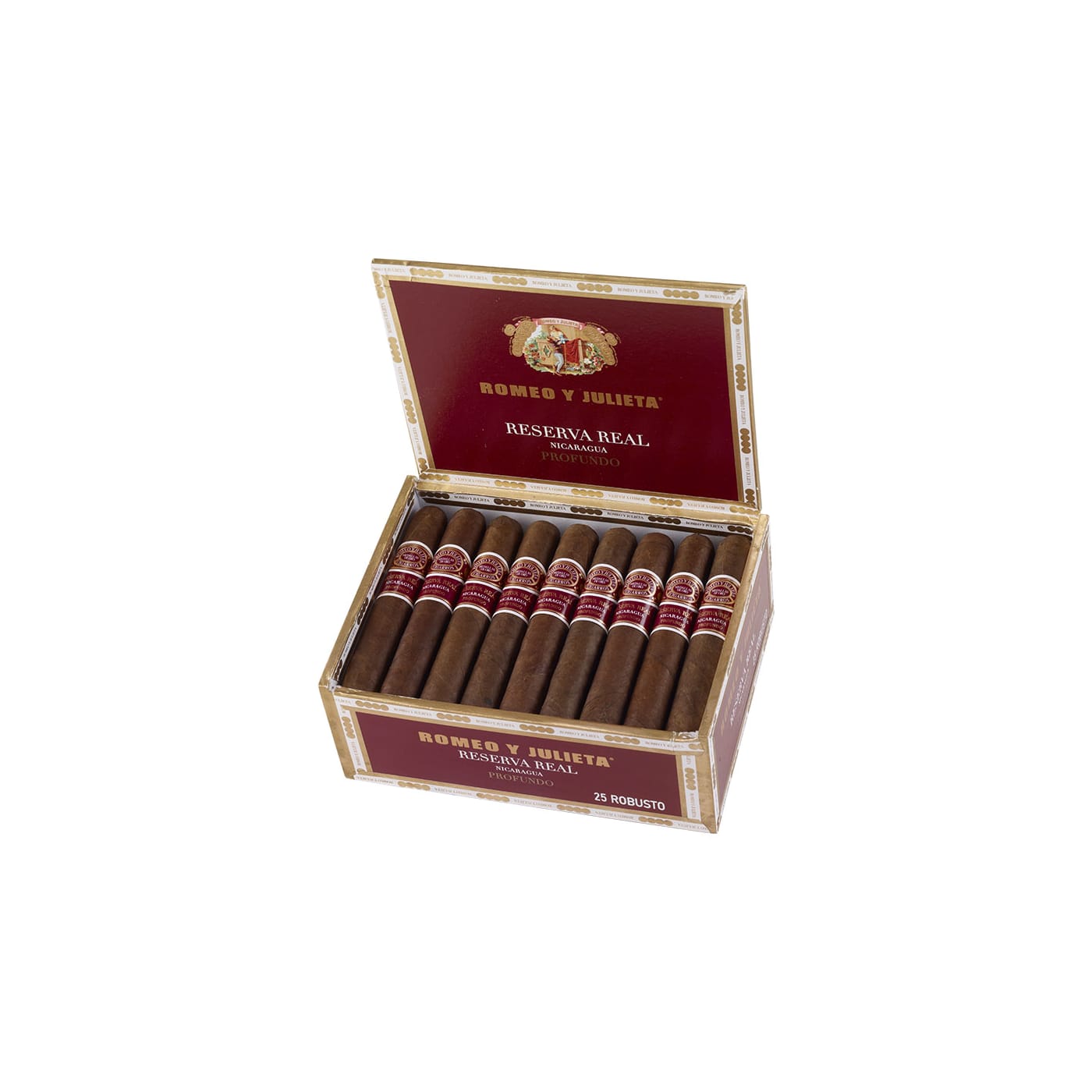Romeo y Julieta Reserva Real Nicaragua Profundo Robusto, 25 Box
