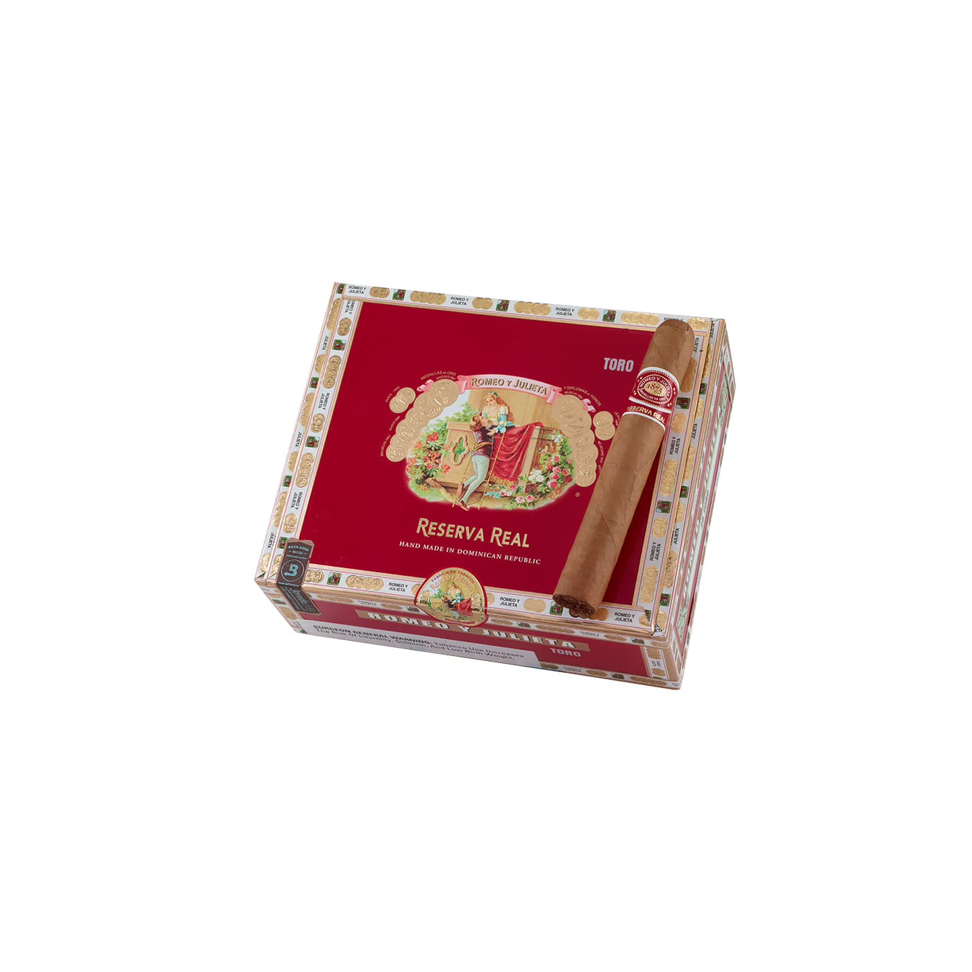 Romeo y Julieta Reserva Real Toro, 25 Box